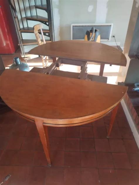 TABLE DE SALLE à manger en bois EUR 100 00 PicClick FR