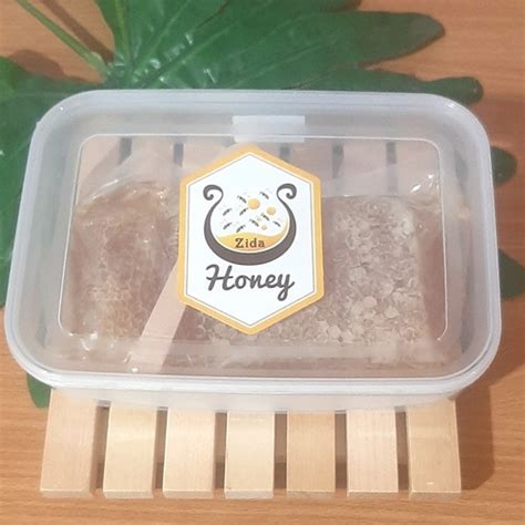 Jual Madu Sarang Asli Zida Honey 500gr Honey Comb Raw Honey Kab