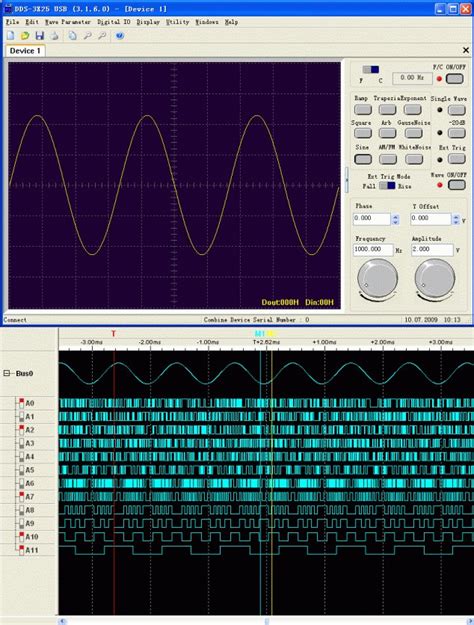 DDS 3X25 75MHz USB Programmable Waveform Generator