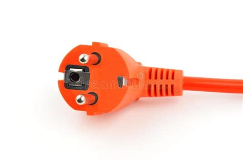 Extension Electric Cable with Plug Stock Photo - Image of electrician ...