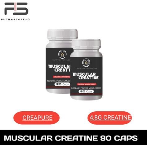 Jual Max Muscular Creatine 90 Caps 90 Kapsul Creatine Monohydrate 90 Capsul Shopee Indonesia