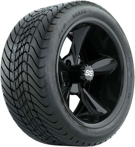 Amazon GTW 14 Inch Golf Cart Wheels And Tires Combo Godfather