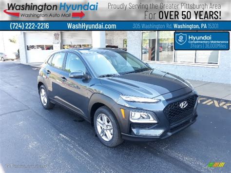 2020 Thunder Gray Hyundai Kona Se 138487197 Photo 32