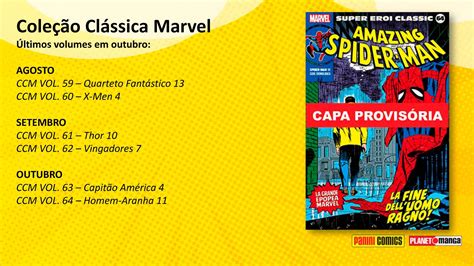 Cole O Cl Ssica Marvel Chega Ao Fim No Brasil A Geleia