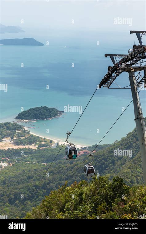 Sky Bridge cable car, Langkawi island, Malaysia Stock Photo - Alamy