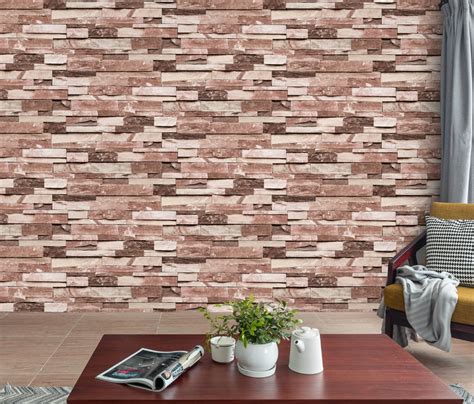 Brick wallpaper living room - Call: +254741889754 Wallpaper Kenya.