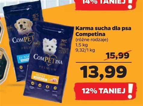 Promocja Karma Sucha Dla Psa Competina W Netto