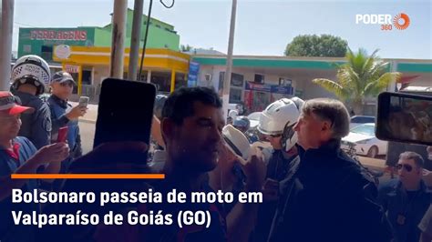 Bolsonaro Passeia De Moto Em Valpara So De Goi S Go Youtube