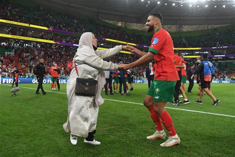 World Cup Morocco Players Mum Dances Pitchside