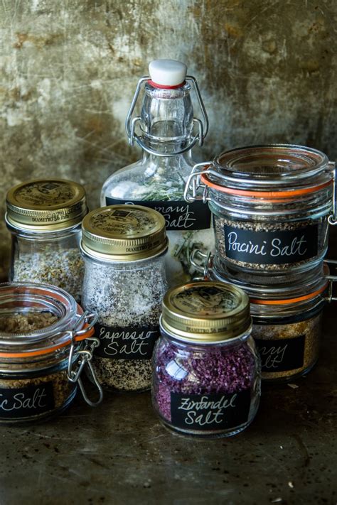 How To Infuse Salt Flavored Salts Recipes Homemade Food Gifts