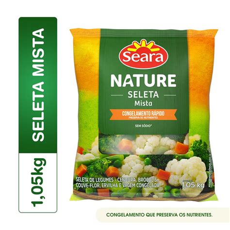 Seleta Mista Congelada Seara Nature 1 05kg BIG BOX 402 403 Norte