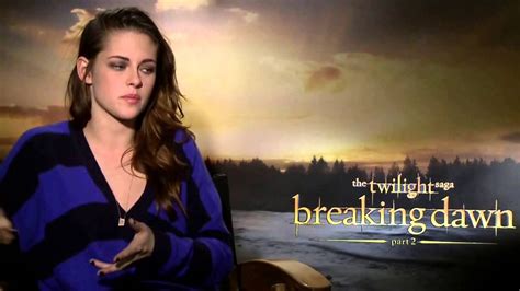 The Twilight Saga Breaking Dawn Part 2 Interview With Kristen Stewart