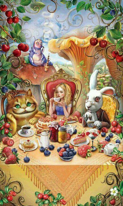 Tea Party Alice In Wonderland Illustrations Alice In Wonderland