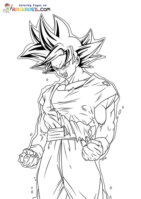 Disegni Di Goku Ultra Istinto Da Colorare