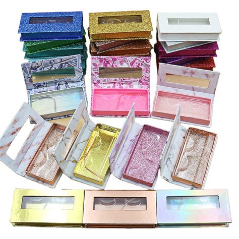 Wholesale Lash Box Cardboard Box Foil Stamping Beauty False Eyelash