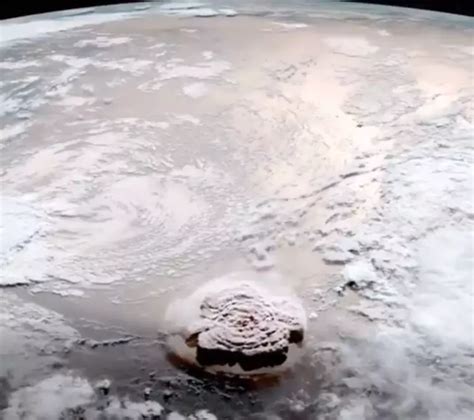 Fascinating Video Shows The Biggest Volcanic Eruption Ever Seen From Space Captured By Two