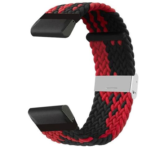 Flätat klockarmband Garmin Enduro 3 Redblack Elgiganten Elgiganten