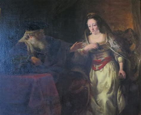 Esther and Mordecai, 1654 - Ferdinand Bol - WikiArt.org