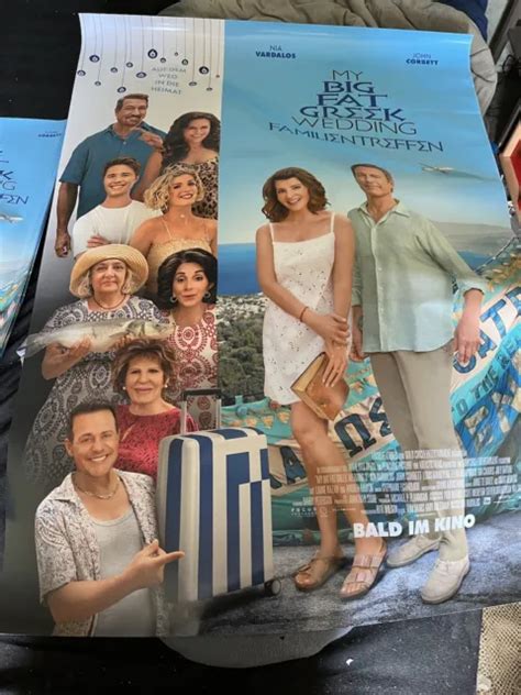 MY BIG FAT Greek Wedding Familietreffen Filmplakat Groß Orginal Gerollt