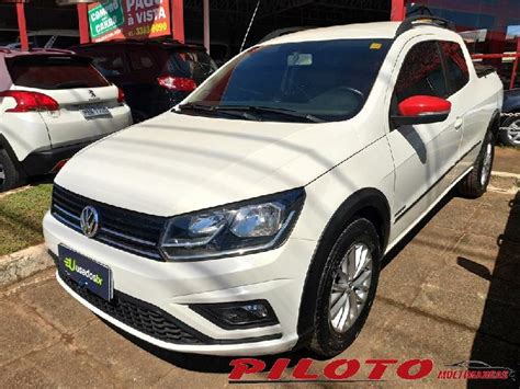 Volkswagen Saveiro Cd 1 6 Highline Branco 2016 2017 Em Brasil Clasf