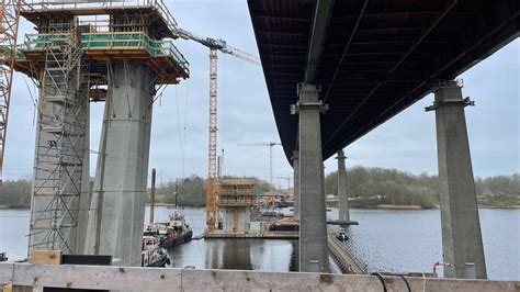 Erster Vorschub beim Bau der neuen Rader Hochbrücke NDR de