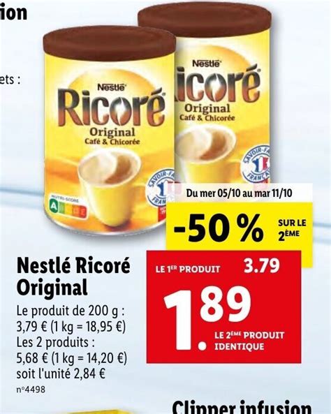 Promo Nestlé Ricoré Original chez Lidl