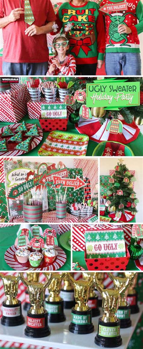 Karas Party Ideas Diy Ugly Sweater Holiday Party Karas Party Ideas