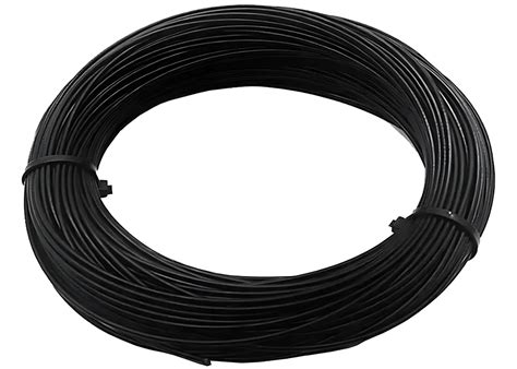 Black Vinyl Coated Stainless Steel Cable Wire Rope Thru