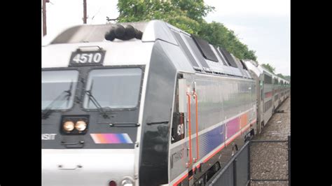 Dual Powered Locomotive Njt Leads A Nj Transit Train At Union Nj