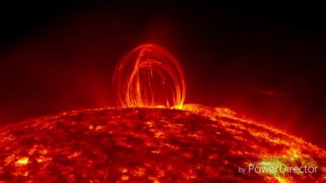 Nasa Looping Fire Rain On The Sun Scientific Arena Astronomy Youtube