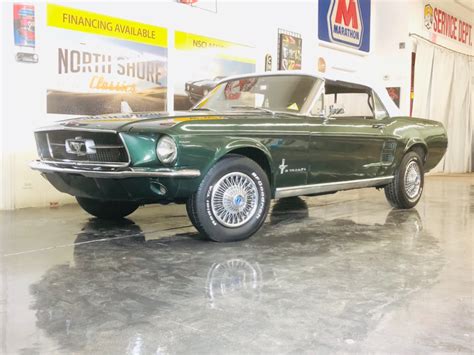 1967 Ford Mustang 289 C Code Power Top Ps Automatic Highland Green Video Stock 3026717gu For