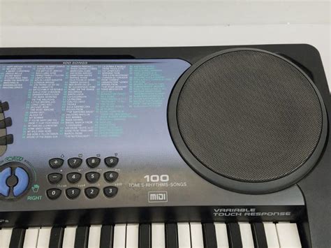 Radio Shack Piano Keyboard Variable Touch Response Md Works