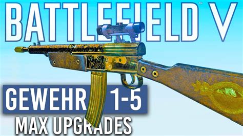 Fully Upgraded Gewehr 1 5 Scuffed M1A1 Battlefield 5 YouTube