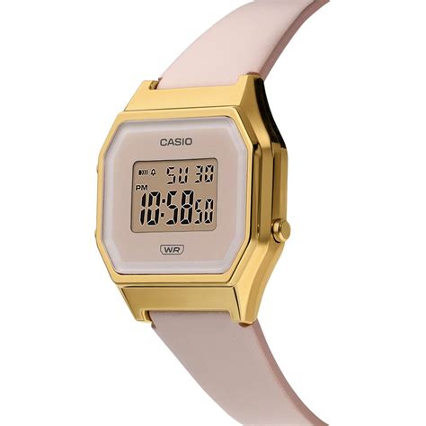 Casio Vintage La Wegl Ef Dameshorloge Mm Beige Bol