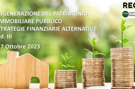 Il Corso Rigenerazione Urbana E Valorizzazione Del Patrimonio Pubblico