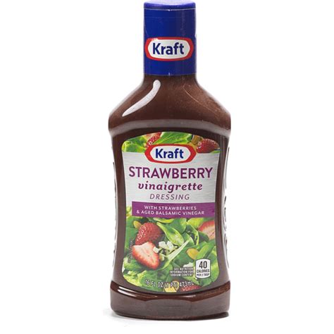 Kraft Strawberry Balsamic Vinaigrette 16 Fl Oz Buehler S