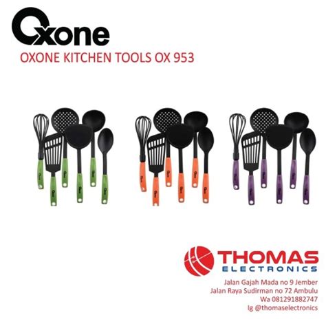 Jual Spatula Set Oxone Ox Kitchen Tools Nylon Kab Jember