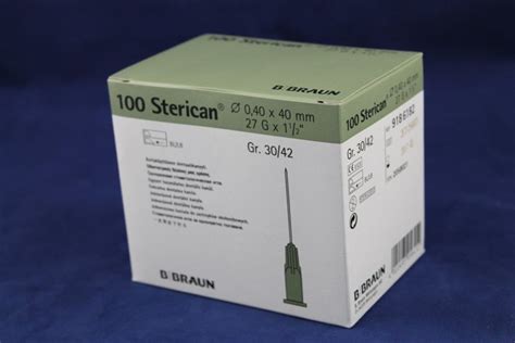 Sterican Dentalkan Len St Ck B Braun