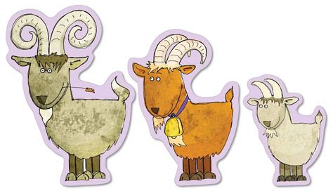 Fairytale Characters Billygoats Gruff