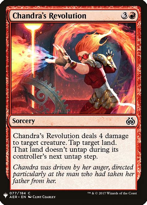 Chandras Revolution Magic The Gathering Mtg Card