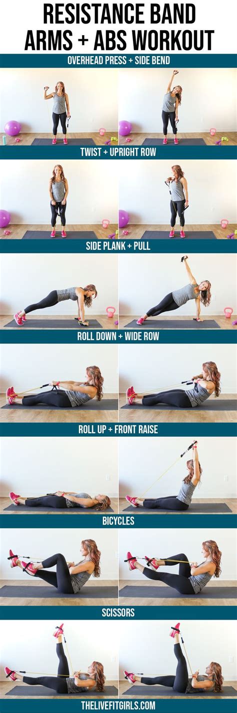 16++ Core exercises with bands easy | homeabworkout