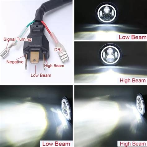 Par Faros Led Redondos Ojo Angel Wrangler Jeep Vocho Mercado Libre