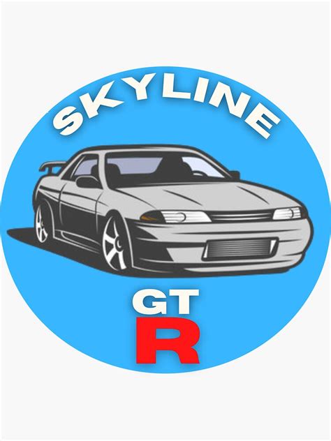 Skyline Gtr R32 Sticker For Sale By Motoshift Redbubble