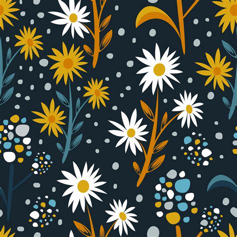 Download Background, Beautiful Flowers, Pattern. Royalty-Free Vector ...