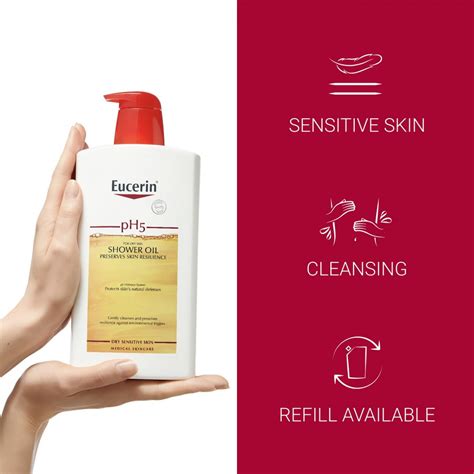 Buy Eucerin PH5 Shower Oil 400ml 13 53fl Oz USA