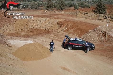 Catania Carabinieri Sequestrano Cava Di Sabbia Di Mq