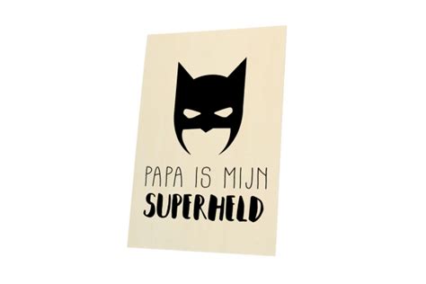 KAART SUPERHELD PAPA Liefs Mij