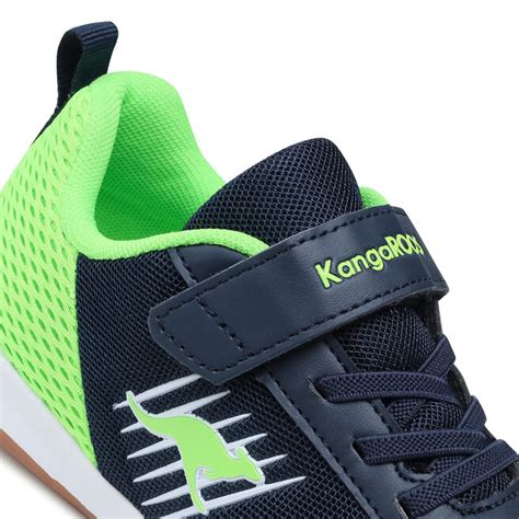 Sneakers Kangaroos Super Court Ev Dk Navy Lime Epantofi Ro