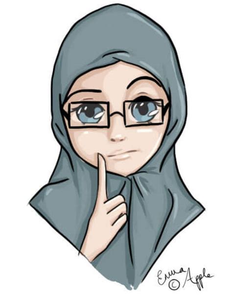 Detail Gambar Kartun Perawat Muslimah Koleksi Nomer