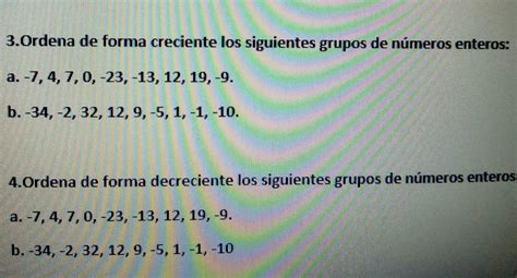 Ordena De Forma Creciente Estos Numeros Porfaaaaaa Brainly Lat